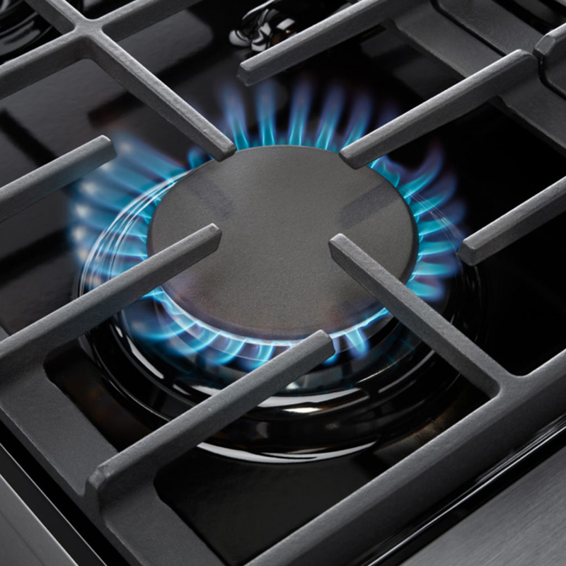 48 Inch Gas Range, 6 Burner Griddle Double Oven Thor Kitchen LRG4807U