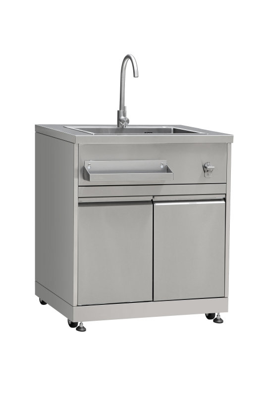 Outdoor Kitchen Sink Cabinet In Stainless Steel MK01SS304, product image 2 of 9