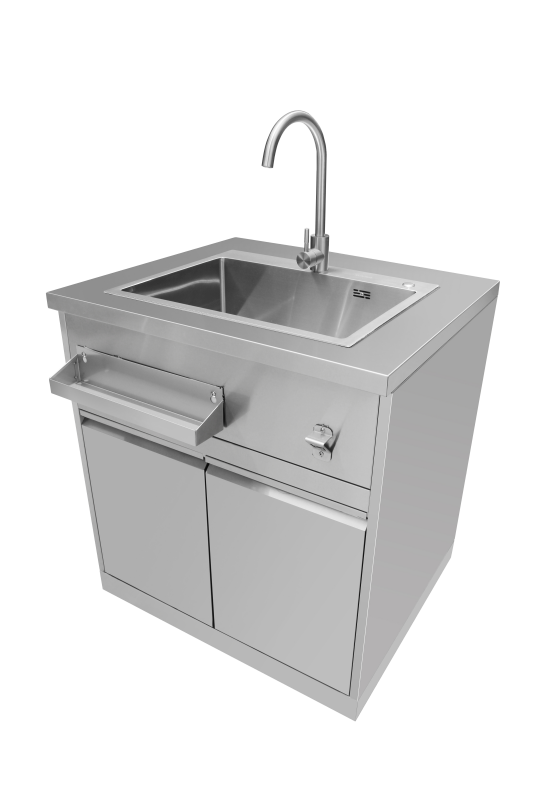 Outdoor Kitchen Sink Cabinet In Stainless Steel MK01SS304, product image 3 of 9