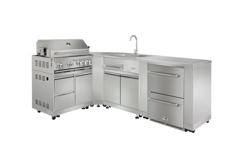 Outdoor Kitchen Sink Cabinet In Stainless Steel MK01SS304, product image 8 of 9