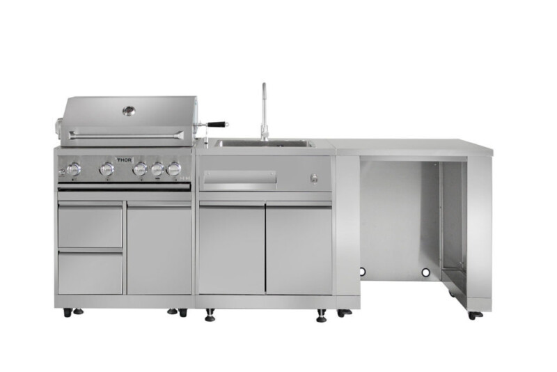 Outdoor Kitchen Sink Cabinet In Stainless Steel MK01SS304, product image 9 of 9