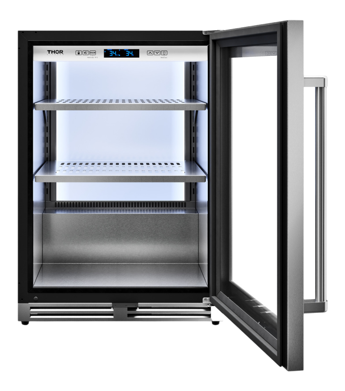 24 Inch Professional Undercounter Beverage Cooler TBR24U