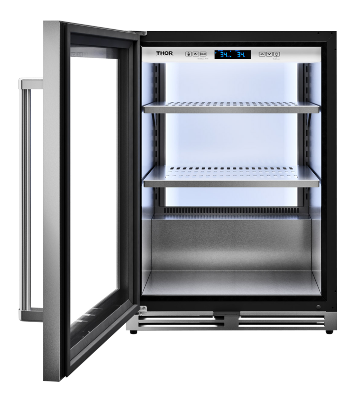 Thor Kitchen 24-Inch Professional Undercounter Beverage Cooler (Discontinued) TBR24ULH, product image 5 of 9