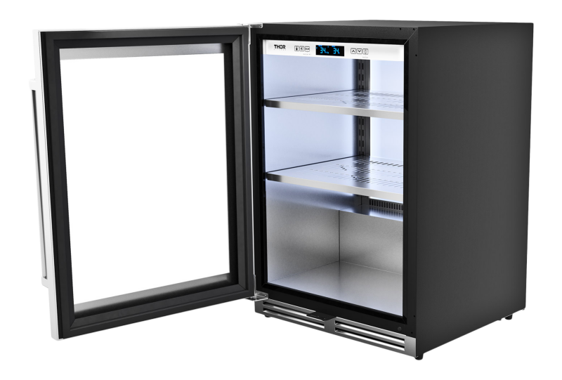 Thor Kitchen 24-Inch Professional Undercounter Beverage Cooler (Discontinued) TBR24ULH, product image 6 of 9