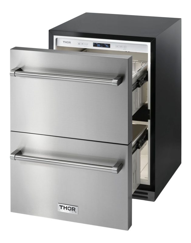 24 Inch Indoor Outdoor Refrigerator Drawer view 3