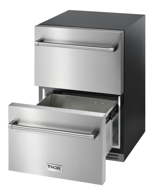 24 Inch Indoor Outdoor Refrigerator Drawer view 4