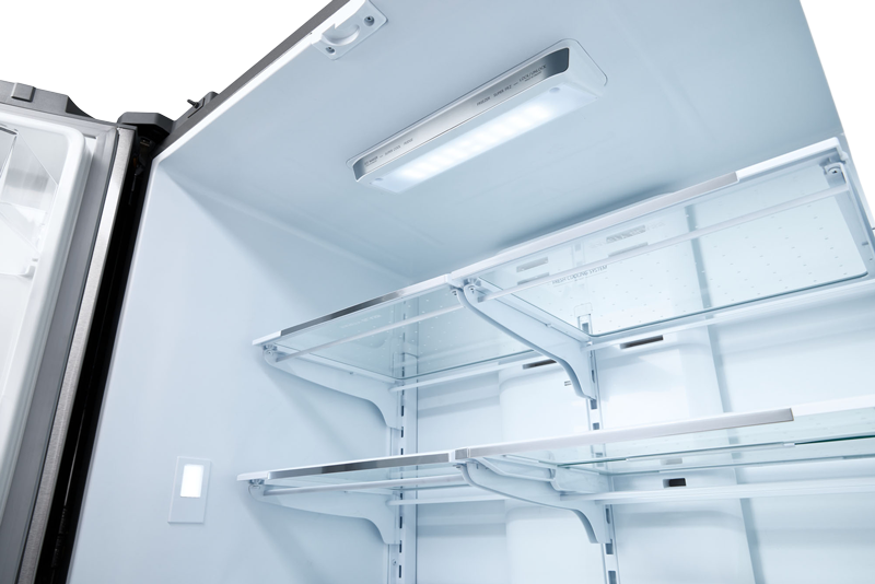 36 Inch Professional French Door Refrigerator With Freezer Drawers Thor Kitchen TRF3602