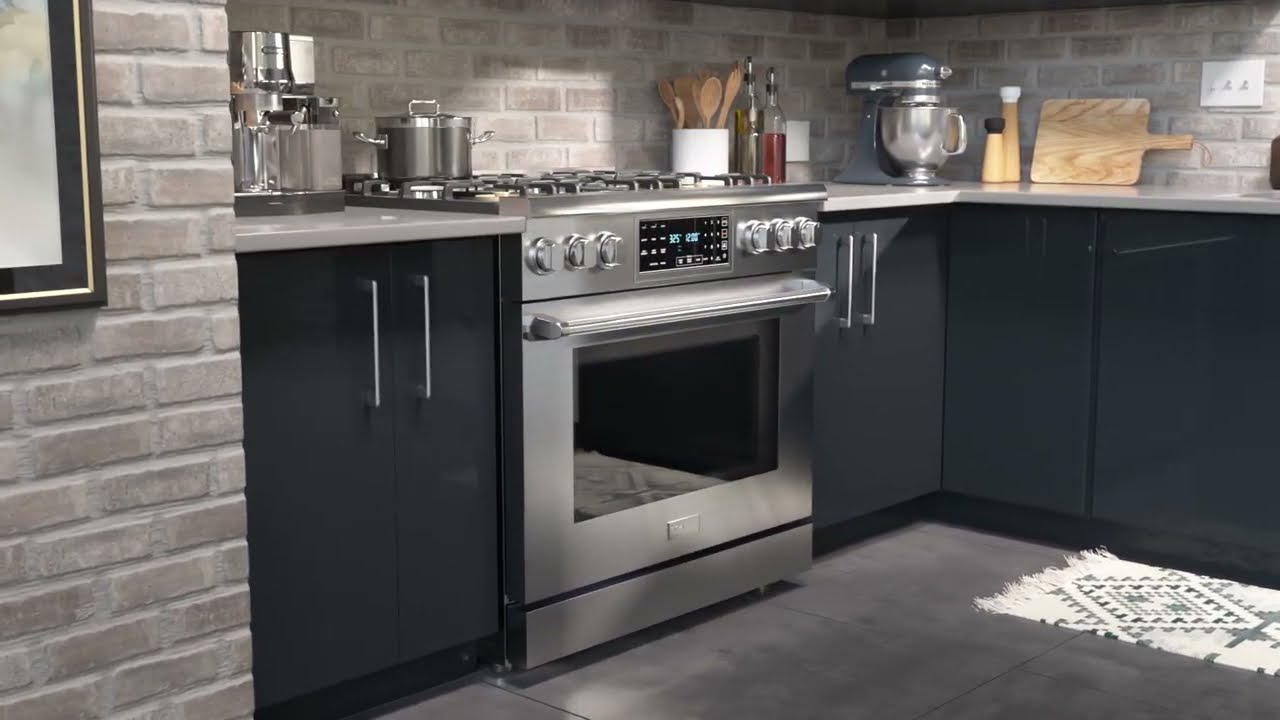 30-inch Tilt Panel Gas Range Professional view 2