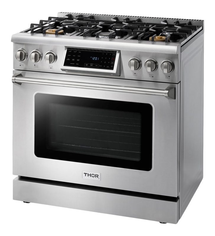 36-inch Tilt Panel Gas Range Professional view 4