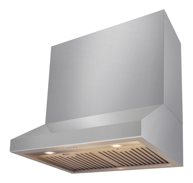 30 Inch Professional Range Hood, 11 Inches Tall in Stainless Steel view 2