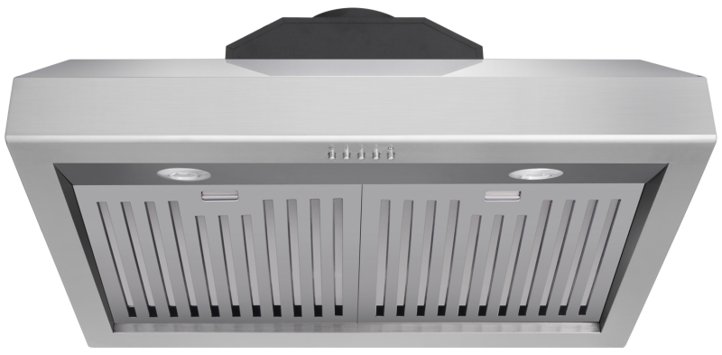 30 Inch Professional Range Hood, 11 Inches Tall in Stainless Steel view 4