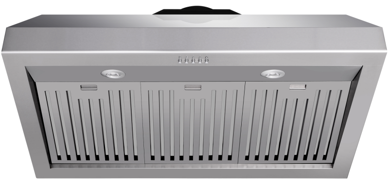 36 Inch Professional Range Hood, 11 Inches Tall In Stainless Steel TRH3606