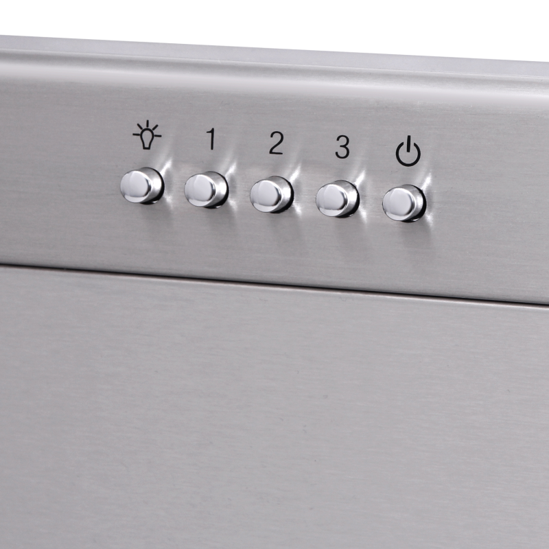 36 Inch Professional Range Hood, 11 Inches Tall In Stainless Steel TRH3606