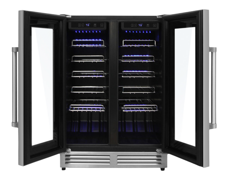 42 Bottle Dual Zone Built-in Wine Cooler view 2