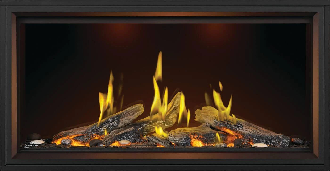 Tall Linear Vector™ 50 with Luminous Logs TLV50L