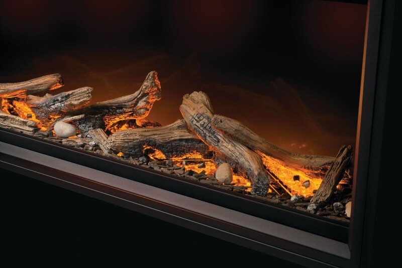 Tall Linear Vector™ 74 with Luminous Logs TLV74L