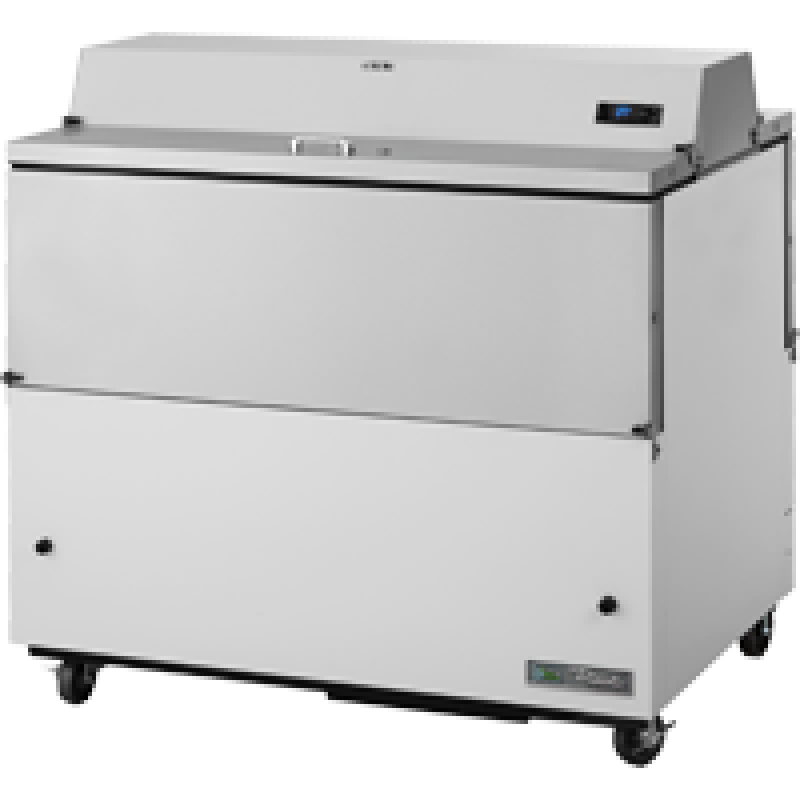 Dual Sided, White and Stainless Steel Exterior/Clear Aluminum Interior with Hydrocarbon Refrigerant TMC49DSHC