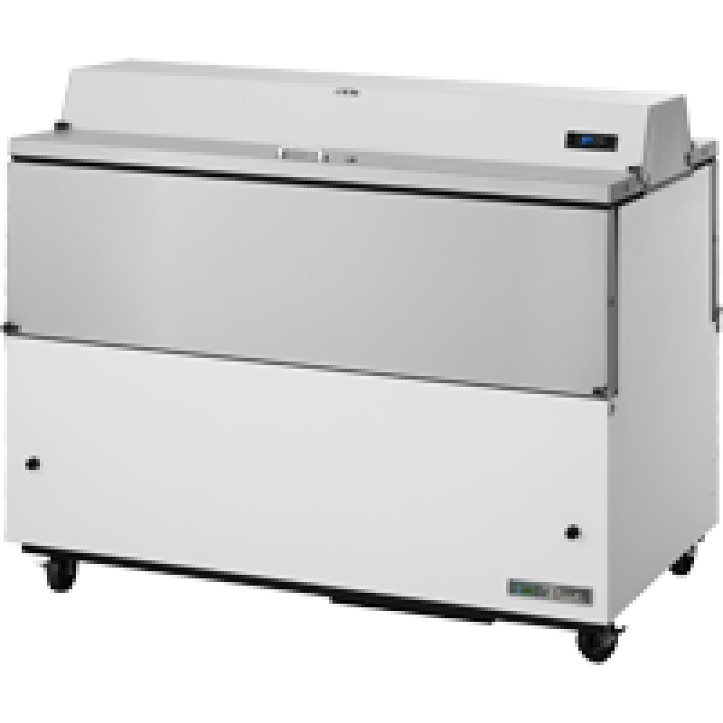 Refrigerador de doble acceso. Exterior en acero inoxidable y blanco/Interior en acero inoxidable con Refrigerante de Hidrocarburo TMC58DSSSHC