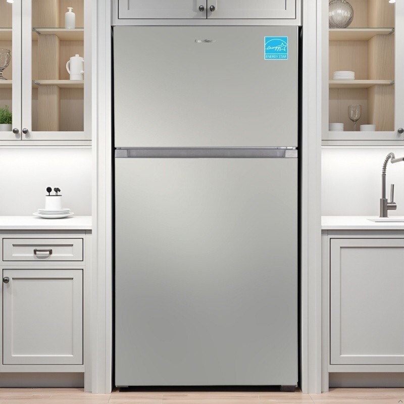 Conserv 30in Refrigerator 18cf Top Freezer INSTALLED ICE MAKER E-Star 110V TMRI180S