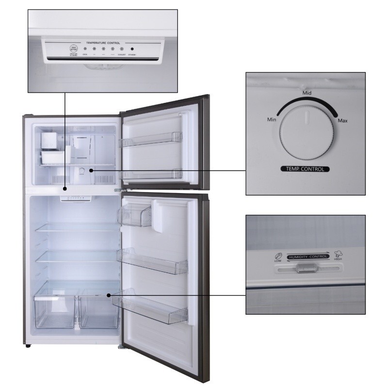 Conserv 33in Refrigerator 21cf Top Freezer INSTALLED ICE MAKER E-Star 110V TMRI210S