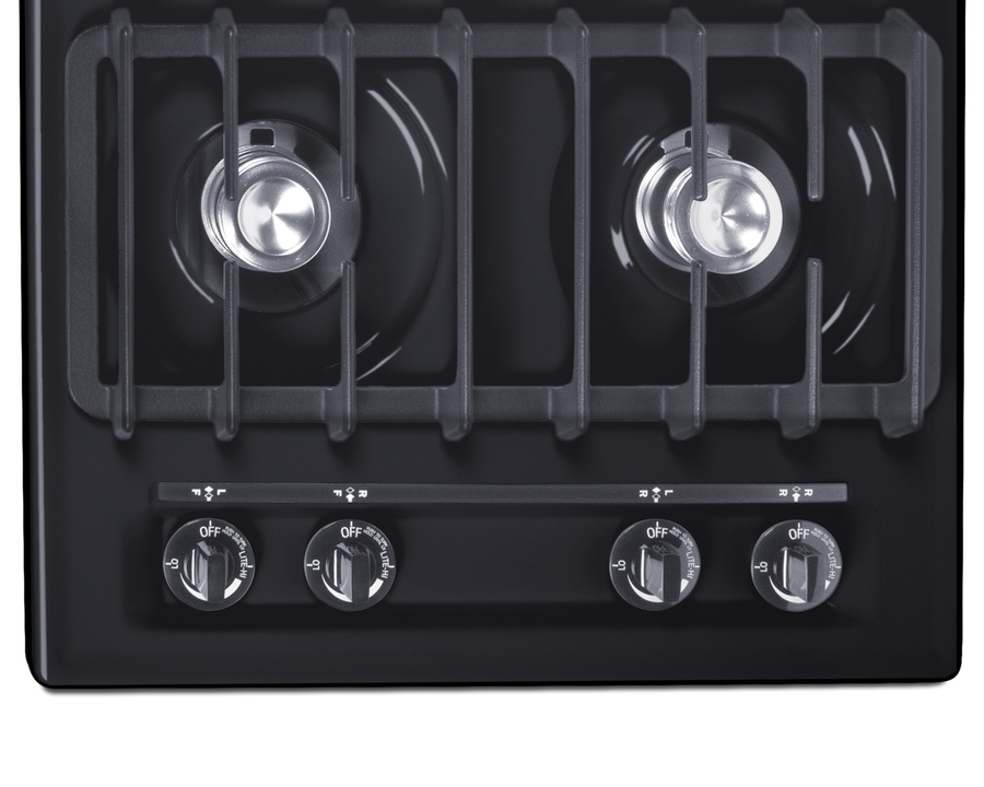 24" Wide 4-Burner Gas Cooktop, Battery Start Ignition TNL03IP