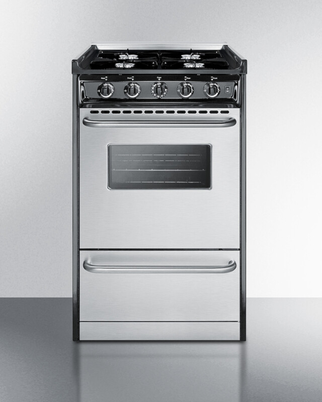20" Wide Gas Range, Open Burners TNM1107BRW