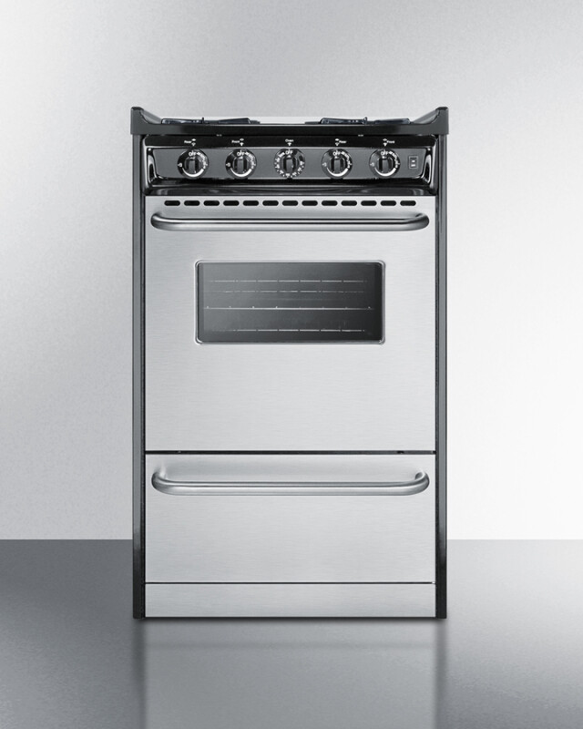 20" Wide Gas Range, Open Burners TNM1107BRW
