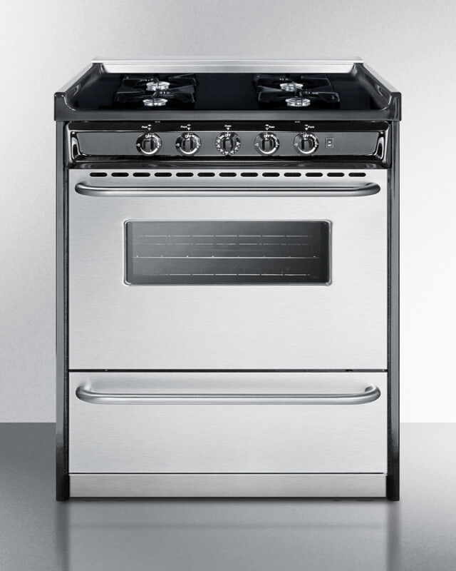 30" Wide Gas Range, Open Burners TNM2107BRW