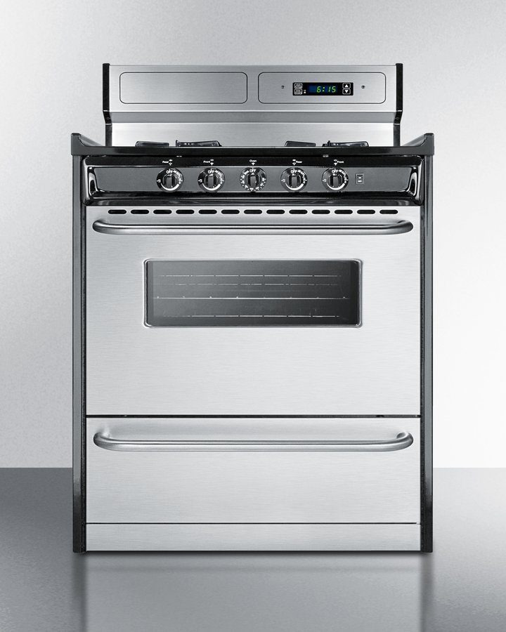 30" Wide Gas Range, Open Burners TNM2307BKW
