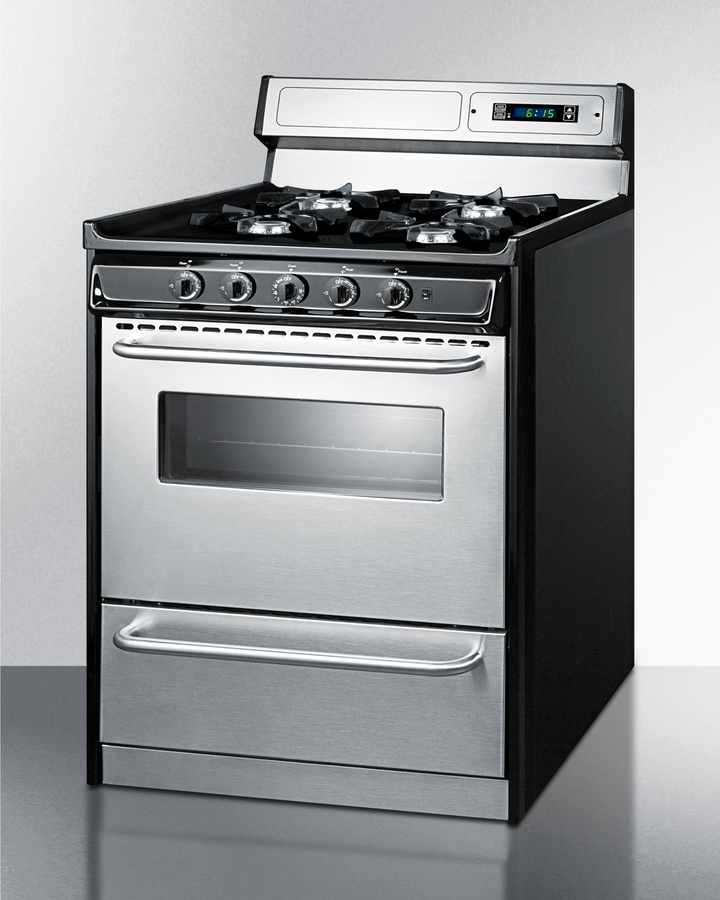 30" Wide Gas Range, Open Burners TNM2307BKW
