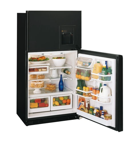 GE Profile Performance 21.7 Cu. Ft. Top-Freezer No-Frost "Built-In-Style" Refrigerator with Dispenser TNX22BRCRBB