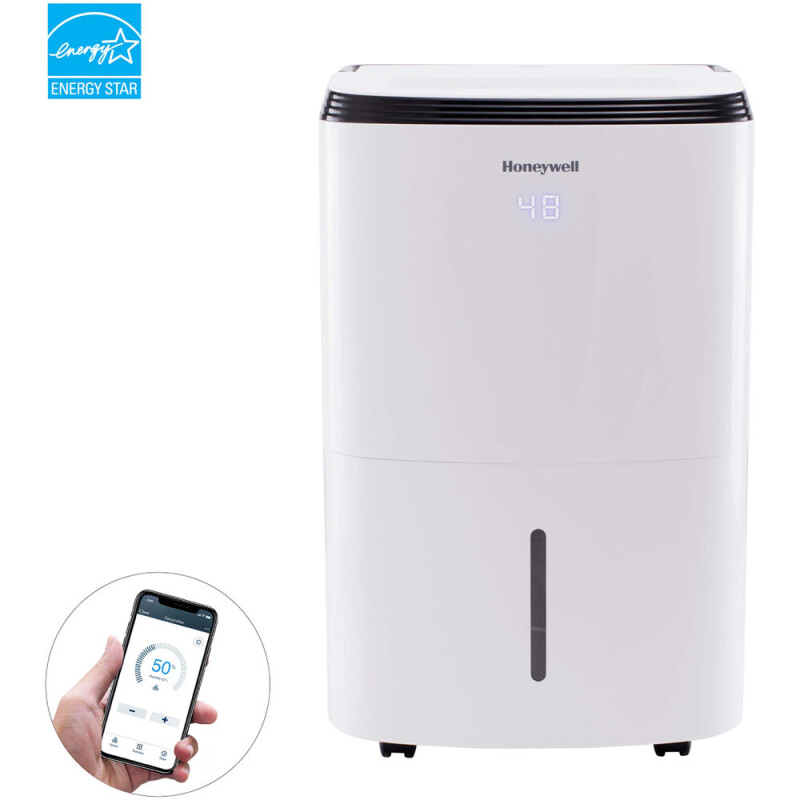 50 Pint Dehumidifier(70 Pint 2012 DOE Standard) W/ Alexa Control, E-Star TP70AWKNR