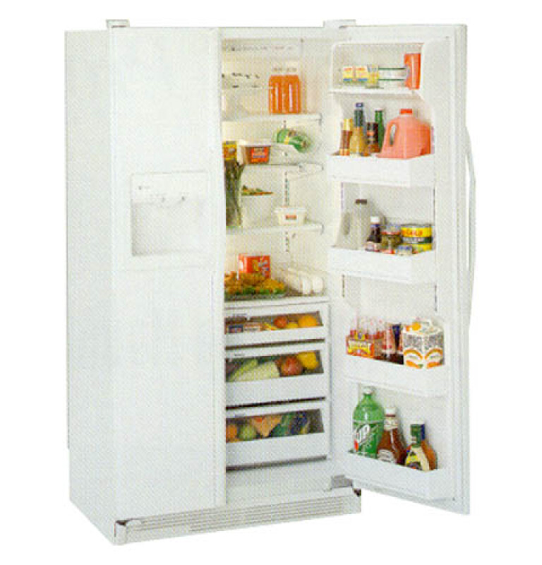 Side-by-Side, No Frost, 576 Liters (Freezer 203 Liters), Factory Installed Trimkit, Adjustable Temperature Bins TPG21BRDWW