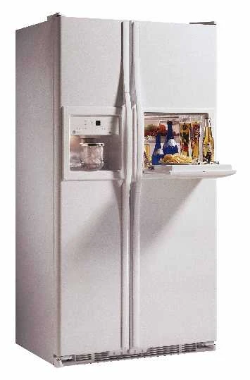 GE Profile Side-by-Side, No Frost, 661 Liters (Freezer 246 Liters), Refreshment Center, Electronic Monitor and Diagnostic System TPG24PFDWW