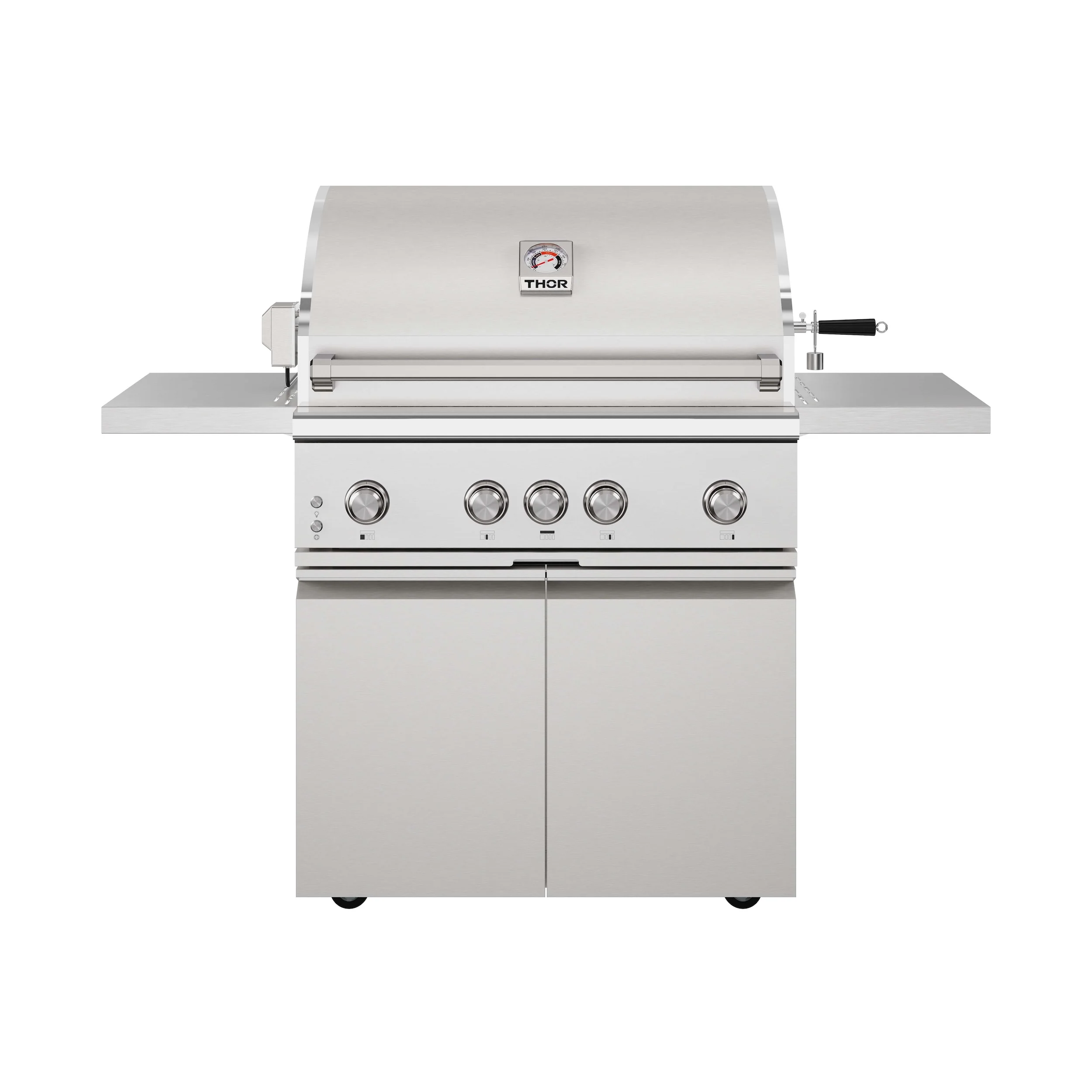 36 Inch 4 Burners Built In Gas Grill On Cart With Sear/rear Infrared Burner & Rotisserie Natural Gas TPG3601