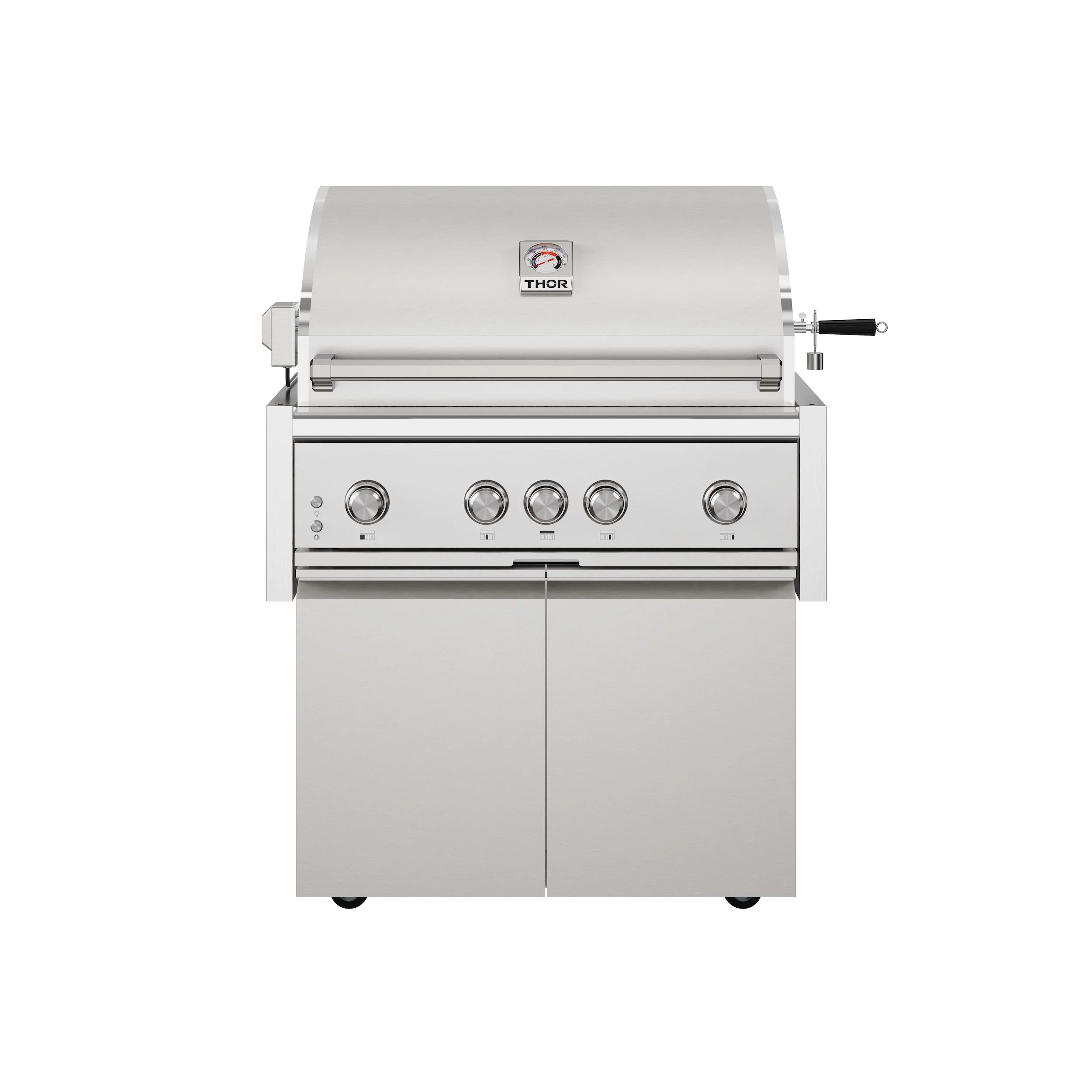 36 Inch 4 Burners Built In Gas Grill On Cart With Sear/rear Infrared Burner & Rotisserie Natural Gas TPG3601