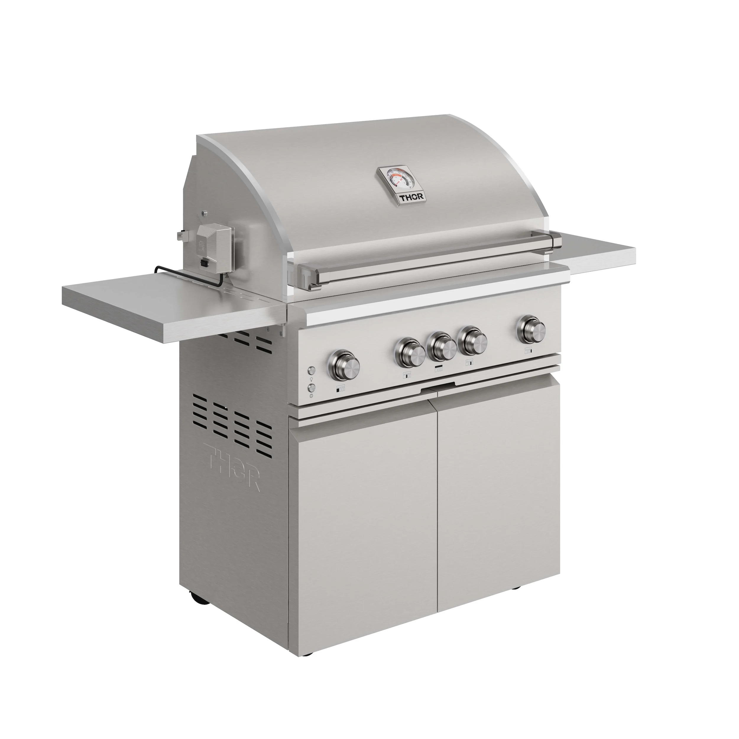 36 Inch 4 Burners Built In Gas Grill On Cart With Sear/rear Infrared Burner & Rotisserie Natural Gas TPG3601