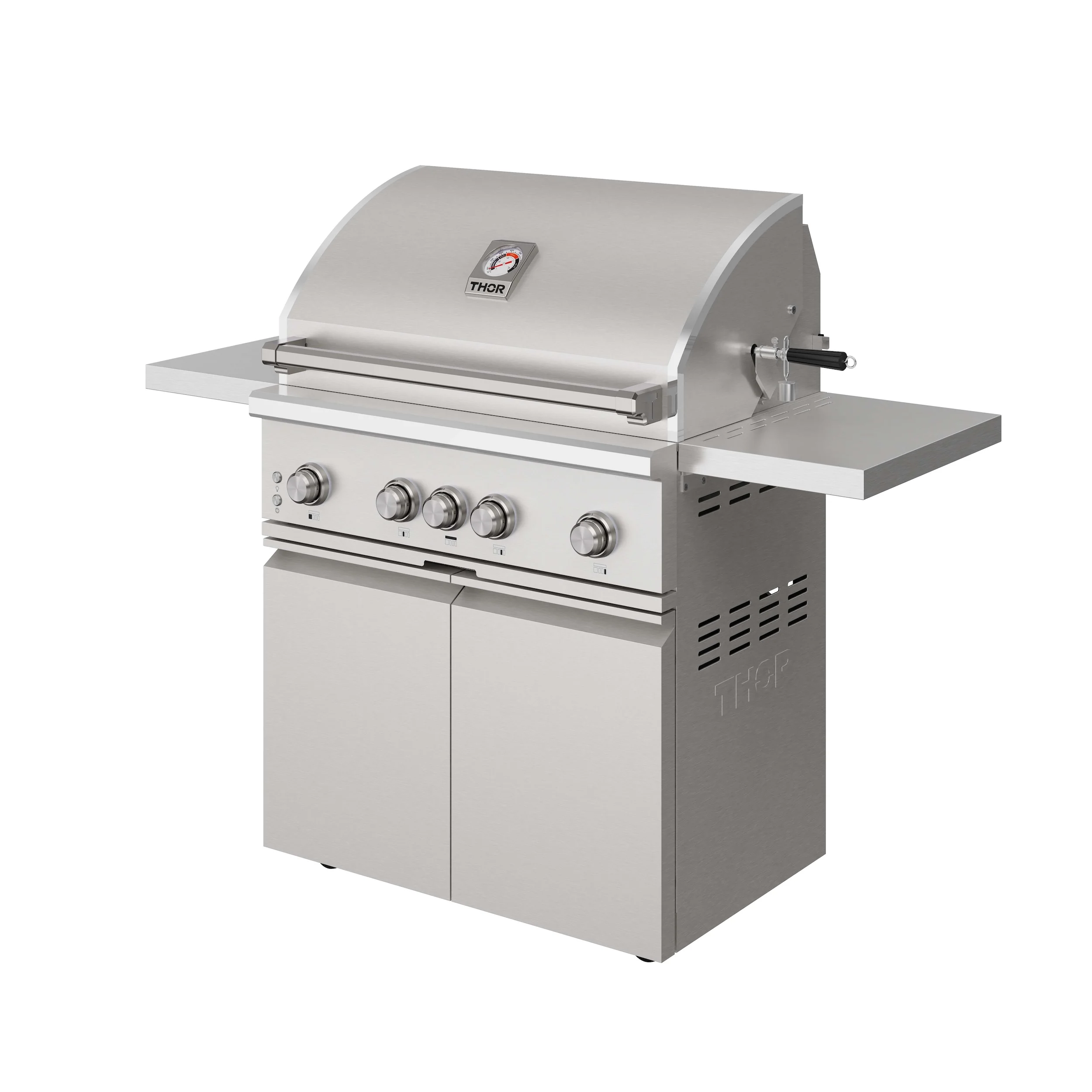 36 Inch 4 Burners Built In Gas Grill On Cart With Sear/rear Infrared Burner & Rotisserie Natural Gas TPG3601