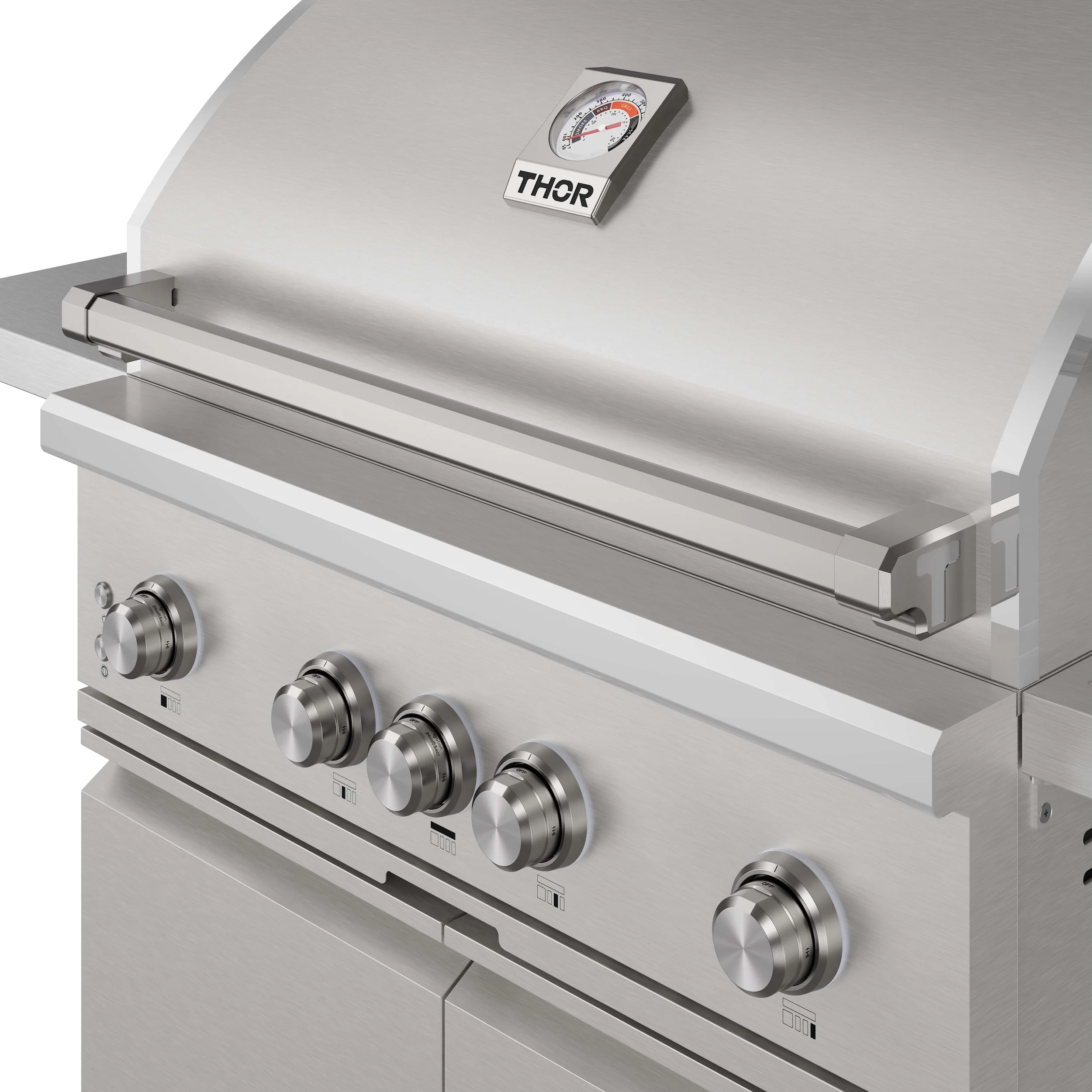 36 Inch 4 Burners Built In Gas Grill On Cart With Sear/rear Infrared Burner & Rotisserie Natural Gas TPG3601