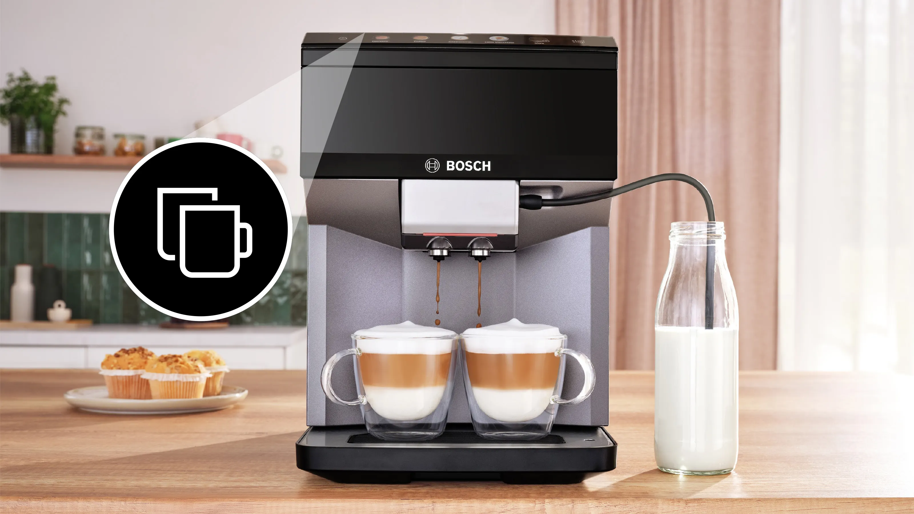 500 Series Fully Automatic Espresso Machine 500 Series VeroCafe, Removable Water Tank TPU40508