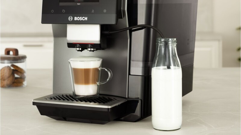 800 Series Fully Automatic Espresso Machine VeroCafe Metallic, Removable Water Tank TPU60501