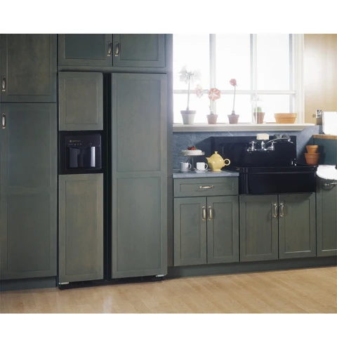 GE Profile Performance 23.7 Cu. Ft. CustomStyle Side-by-Side Refrigerator with Dispenser and Water By Culligan TPX24BPDBB