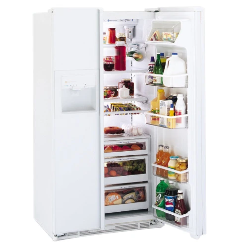 GE Profile Performance 23.7 Cu. Ft. CustomStyle Side-by-Side Refrigerator with Dispenser and Water By Culligan TPX24BPDWW