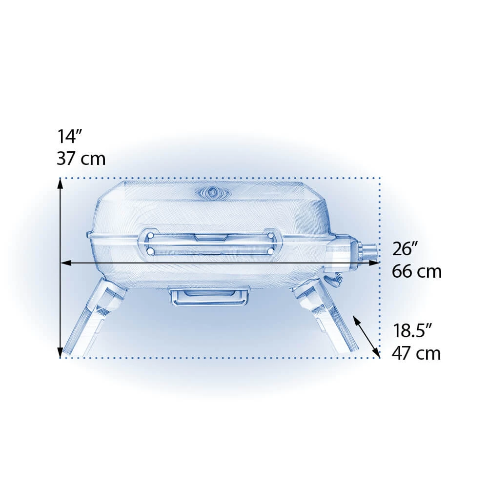 TravelQ™ 240 Portable Gas Grill TQ240BL