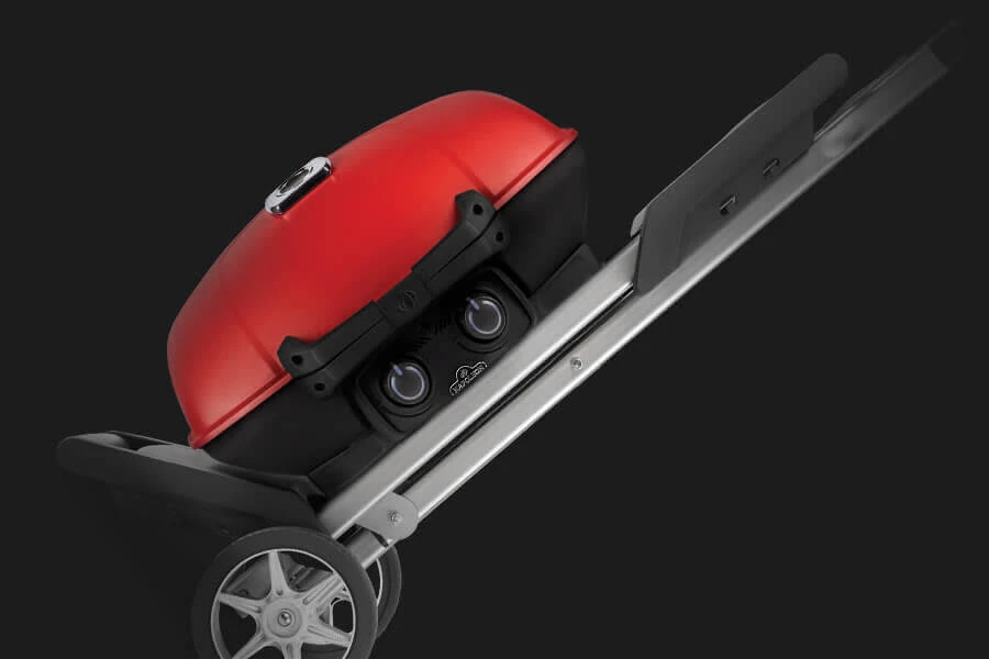 TravelQ™ 285X with Scissor Cart and Griddle TQ285XRD1A