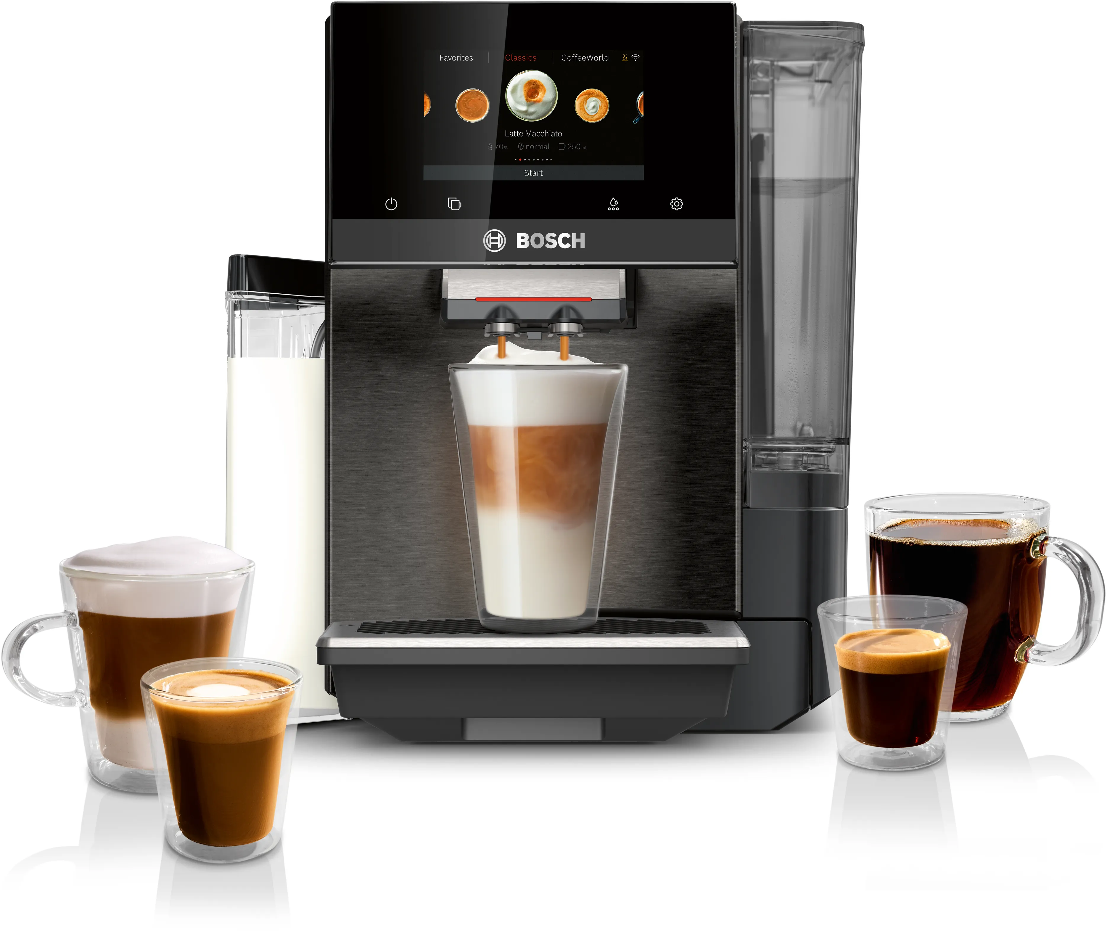 800 Series Fully Automatic Espresso Machine VeroCafe, Removable Water Tank TQU60705
