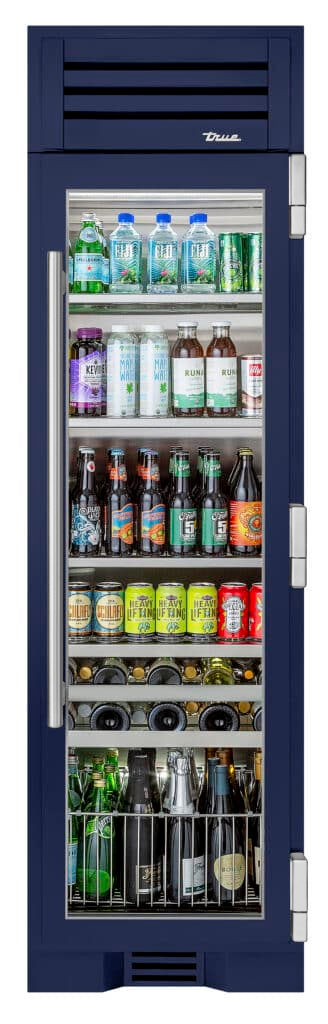 Beverage Column, Right Hinged, Cobalt TR24BEVRSGA078H04