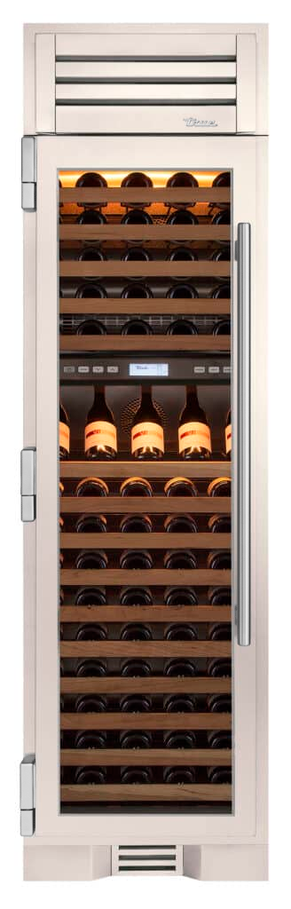 Wine Column, Left Hinged, Antique White TR24DZWLSGA050H04