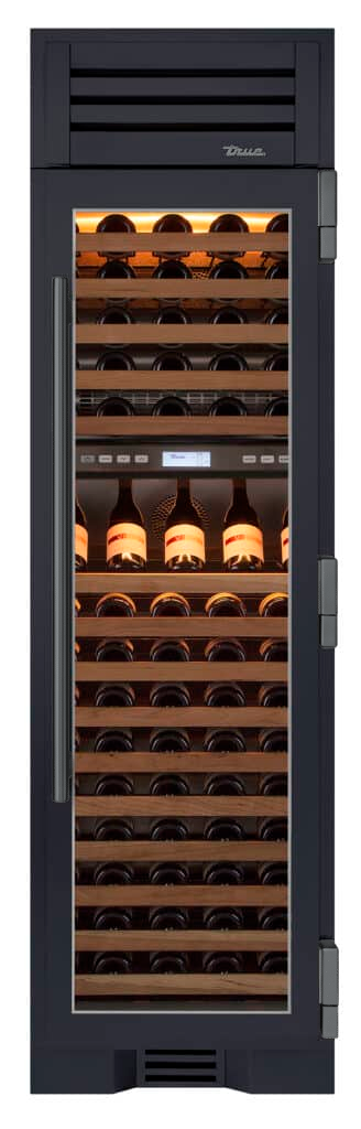 Wine Column, Right Hinged, Juniper, Pewter Hardware TR24DZWRSGA104H05