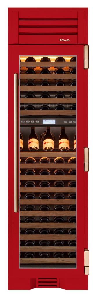 Wine Column, Right Hinged, Crimson, Copper Hardware TR24DZWRSGA193H03